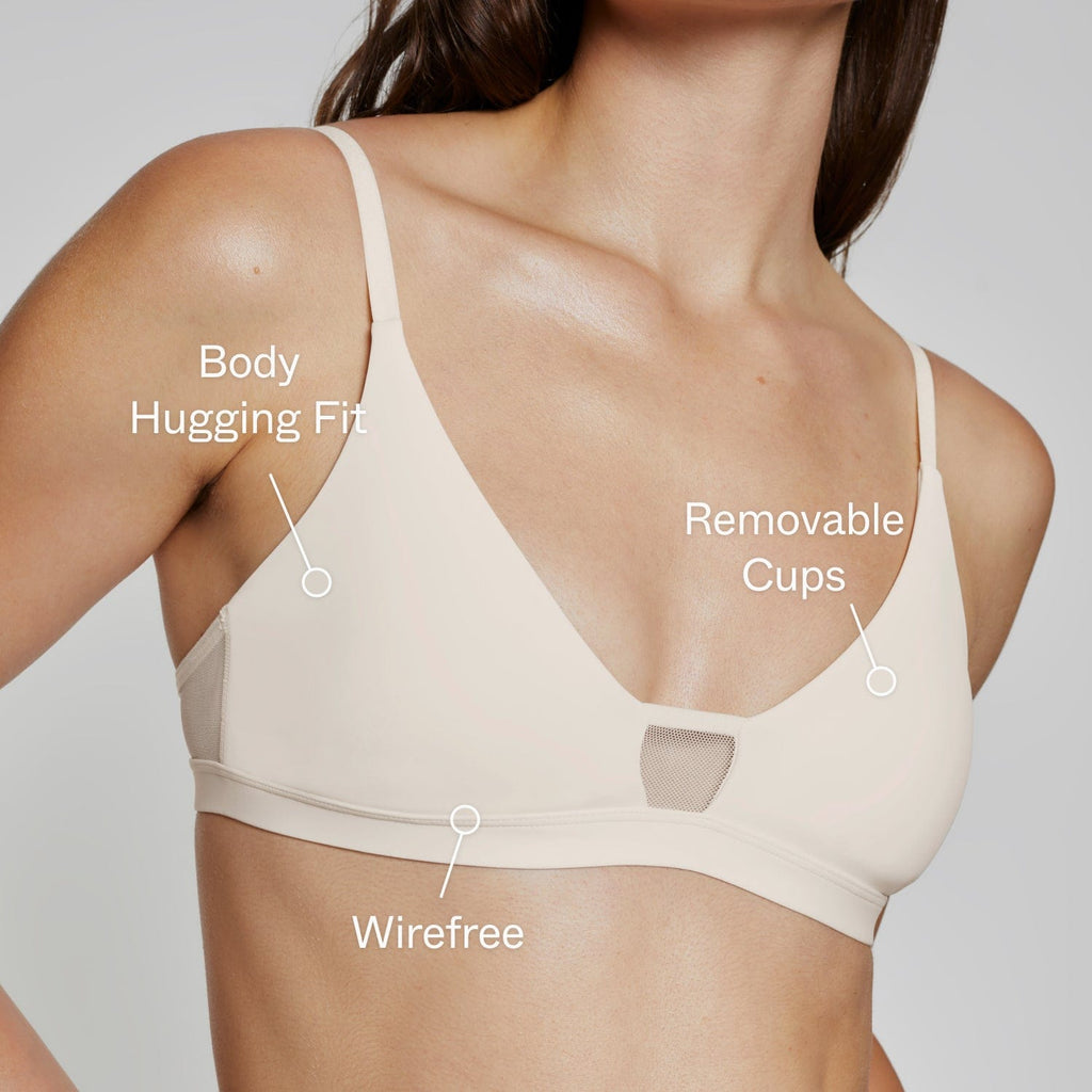 Limitless Wirefree Scoop Bra Buff