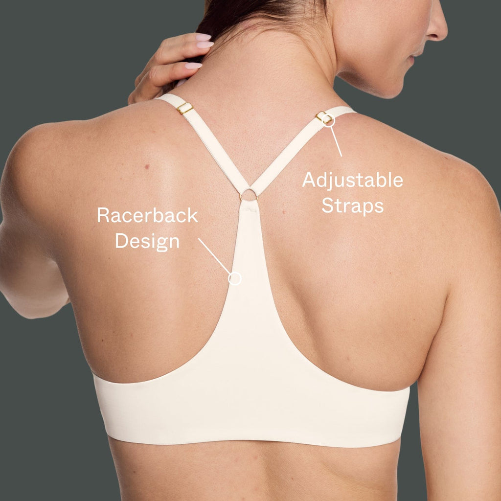 Racerback Lift Up Bra Ecru