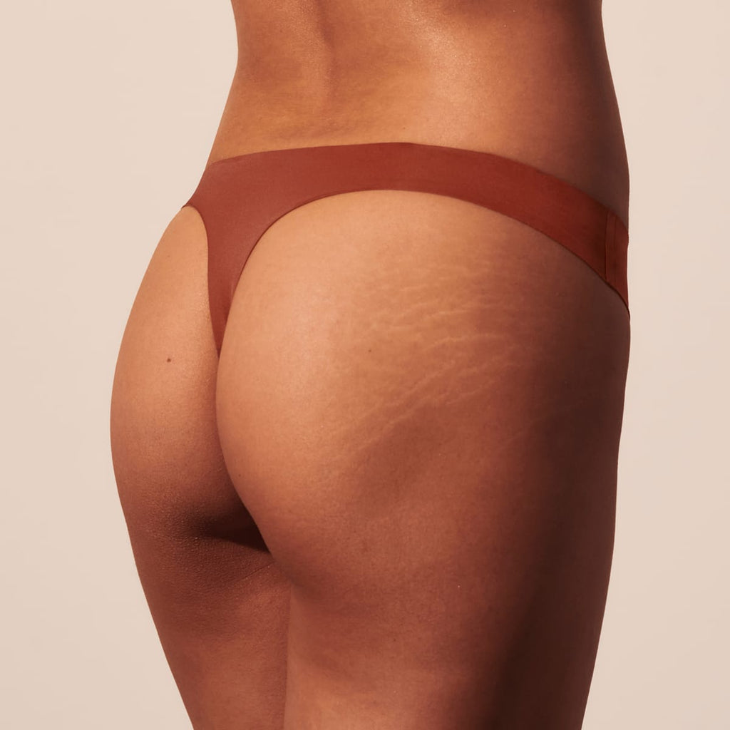Simply Smooth No Show Thong 5 Pack Terra/Mesa/Black/Buff/Ecru