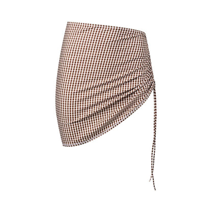 Swim Mini Skirt Gingham